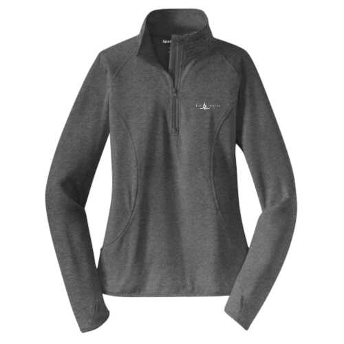 FirstLutheranChurch - Sport-Tek Ladies Sport-Wick Stretch 1/2-Zip Pullover