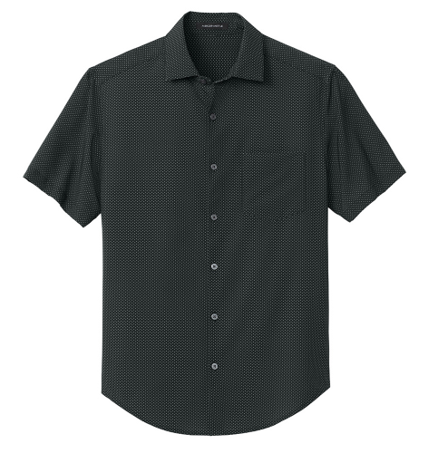 Deep Black Triangle Print