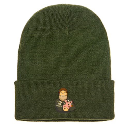 Flying Pig Ministry - Adult Cuffed Knit Beanie