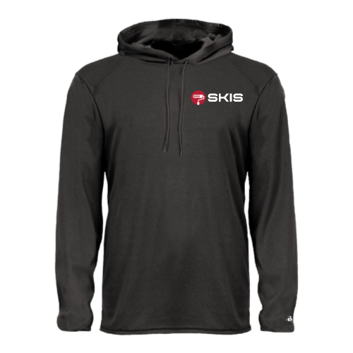 SkisPainting - B-Core Long Sleeve Hooded T-Shirt