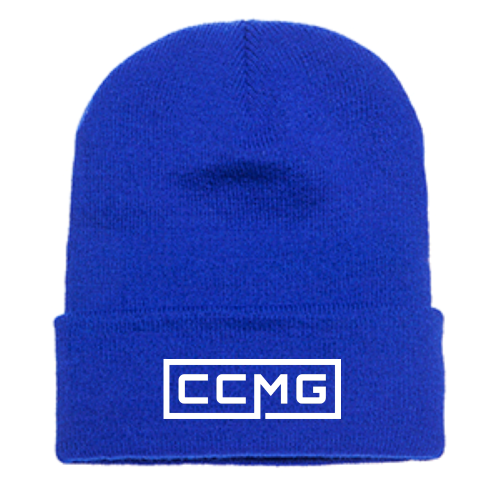 ClaimsandConstructionManagementCompany - Cuffed Knit Beanie Blue