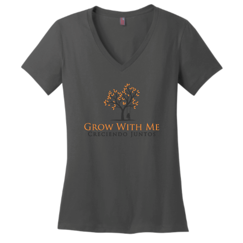 GrowWithMe - District Made Ladies Perfect Weight V-Neck Tee