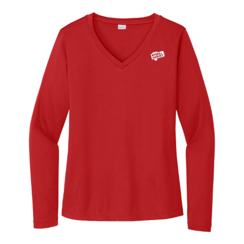 ByersandHarvey - Sport-Tek Ladies Long Sleeve V-Neck Tee