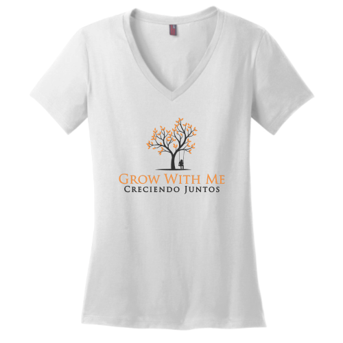 GrowWithMe - District Made Ladies Perfect Weight V-Neck Tee