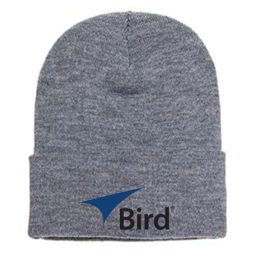 Bird Cuffed Knit Beanie