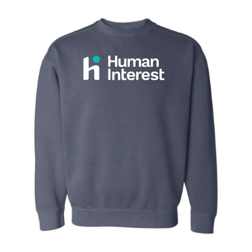 humaninterest - Pigment-Dyed Crewneck Sweatshirt