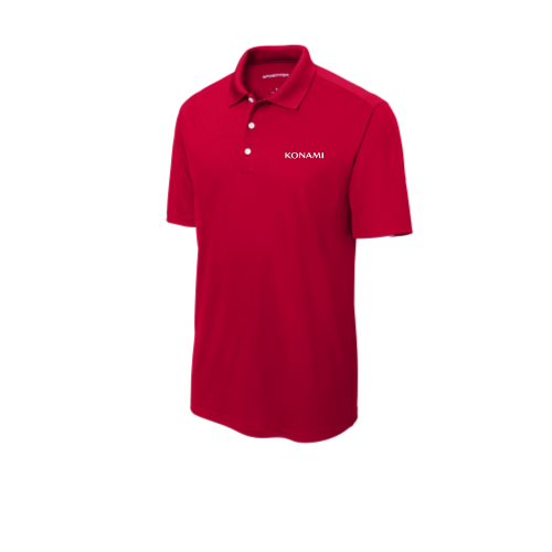 Konami - Sport-Tek UV Micropique Polo - Red