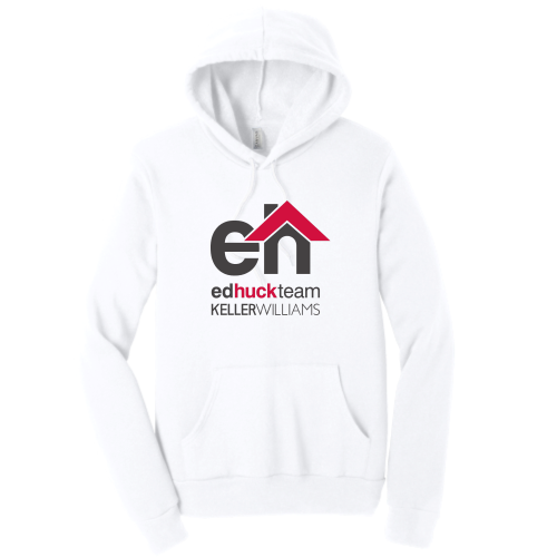 EdHuckTeam - Unisex Poly/Cotton Hooded Pullover Sweatshirt