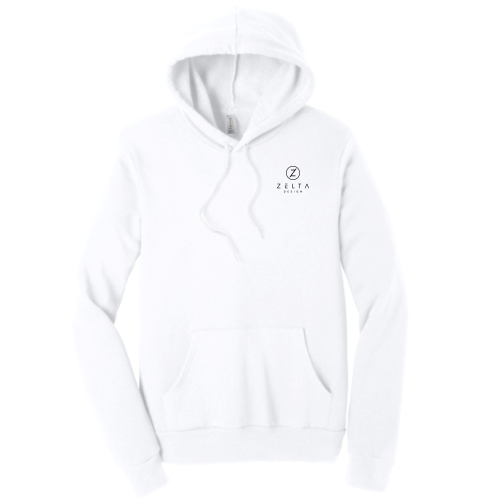 ZeltaDesign - Unisex Poly/Cotton Hooded Pullover Sweatshirt