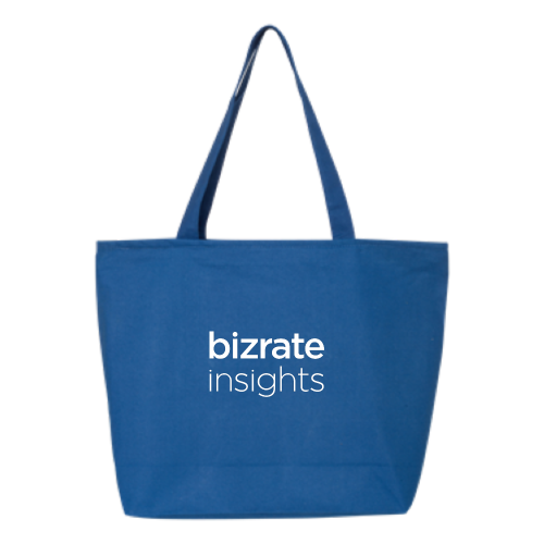 Bizrate - 24.5L Canvas Zippered Tote