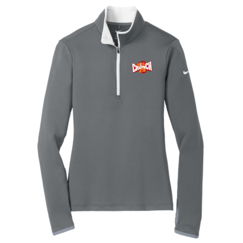 CrunchFitness - Nike Golf Ladies Dri-FIT Stretch 1/2-Zip Cover-Up