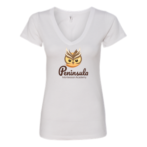 PeninsulaMontessoriAcademy - Next Level - Womens V-Neck