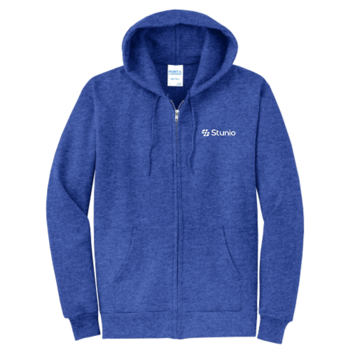 Stunio - Port & Company Classic Full-Zip Hooded Sweatshirt