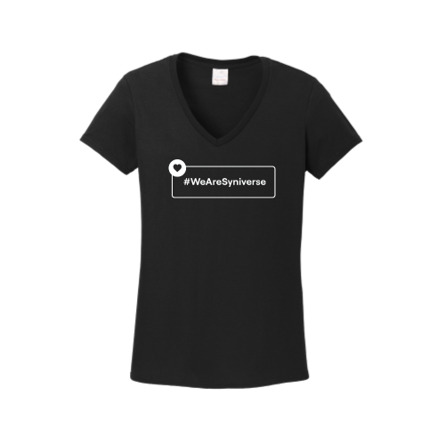 Syniverse - Gildan Ladies Heavy Cotton 100% Cotton V-neck T-Shirt v3