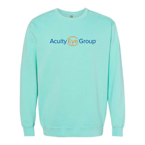 AcuityEyeGroup - Pigment-Dyed Crewneck Sweatshirt - Printed