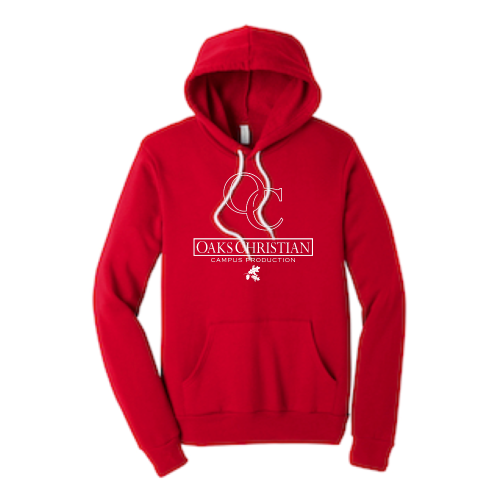 Oaks Christian Unisex Sponge Fleece Pullover