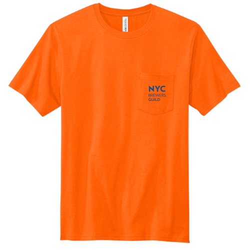 NYC Brewers Guild - Volunteer Knitwear All-American Pocket Tee USA-Made
