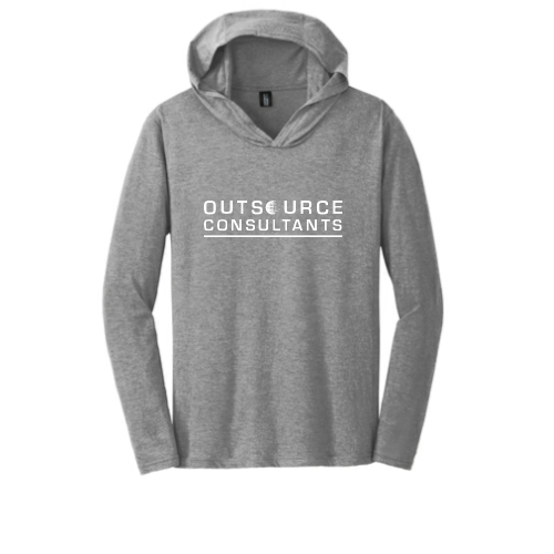OutsourceConsultants - District Made Mens Perfect Tri Long Sleeve Hoodie