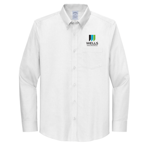 Wells Insurance - Mens Brooks Brothers Wrinkle Free Button Up