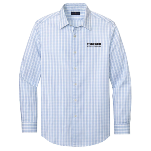 SPRPackaging - Brooks Brothers - Men's Tech Stretch Pattern Shirt
