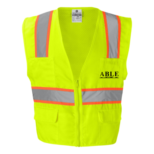 AbleHomePerformance - Solid Front Vest with Mesh Back