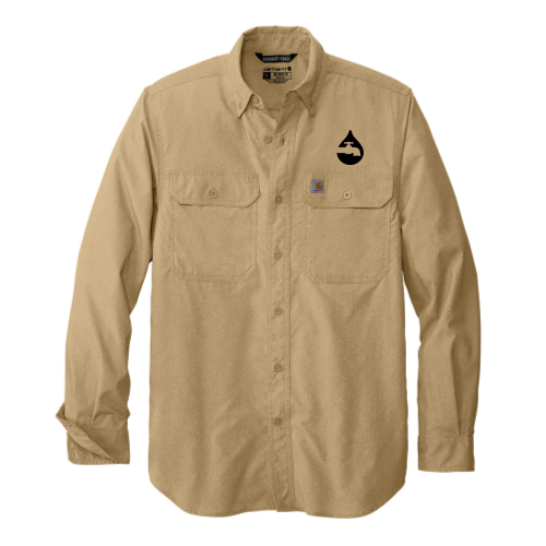 PaluskaPlumbing - Carhartt force solid long sleeve shirt v2