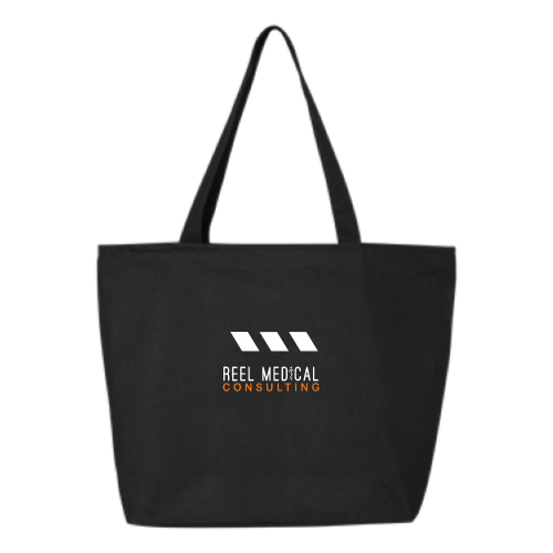 Reel Medical Consulting - 24.5L Canvas Zippered Tote