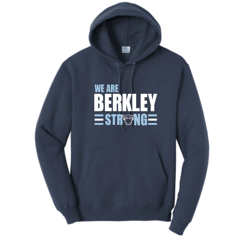 SBES - Port & Company Adult Pullover Hooded Sweatshirt (We Are Berkley Strong)