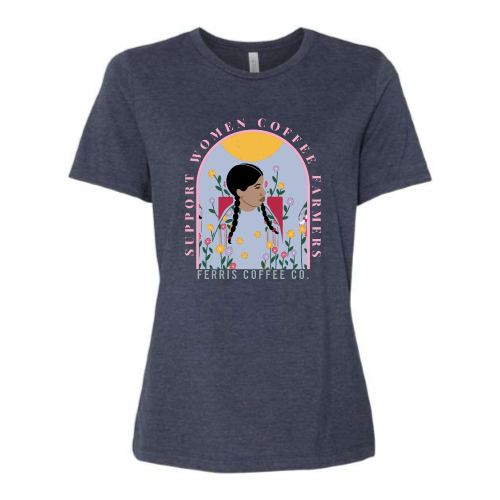 FerrisCoffee - Womens Relaxed Fit Heather - Vergel Support