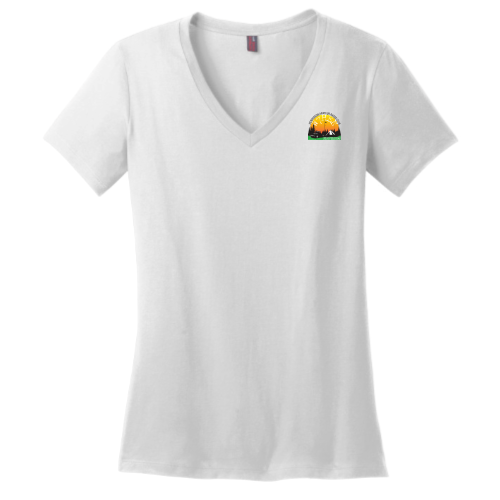 W7HEN - District Made Ladies Perfect Weight V-Neck Tee v3