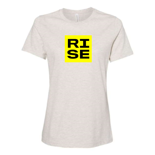 Rise Sports - Women's Relaxed Fit Heather CVC Tee