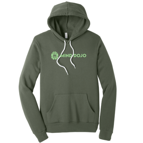 MindDojo - Unisex Poly/Cotton Hooded Pullover Sweatshirt