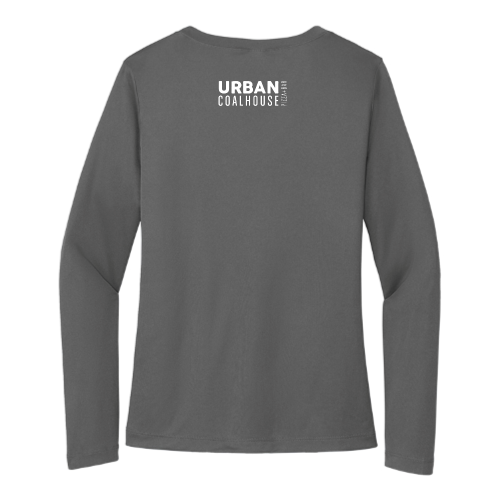 UrbanCoal - Sport Tek Ladies Long Sleeve V Neck Competitor Tee