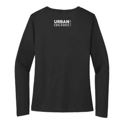 UrbanCoal - Sport Tek Ladies Long Sleeve V Neck Competitor Tee