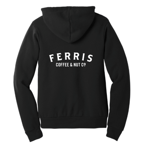 FerrisCoffee - Unisex Poly/Cotton Hooded Pullov - Main Logo