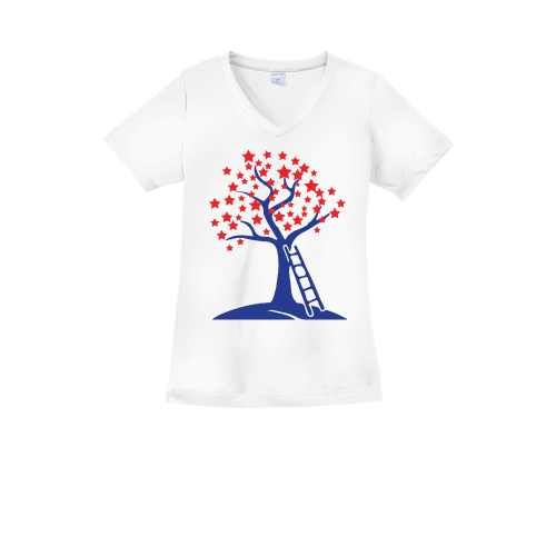 EssentialSpeech - Sport-Tek Ladies V-Neck Competitor Tee