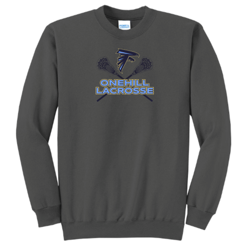 "OneHillLacrosse - Port & Company Classic Crewneck Sweatshirt "