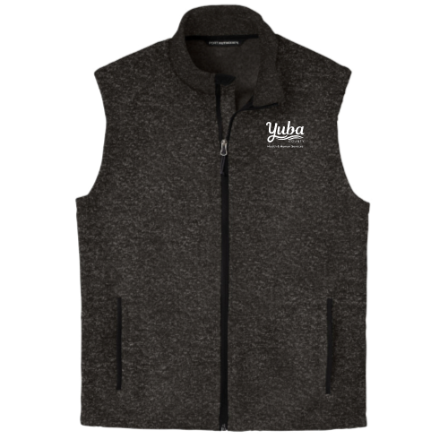 YubaCounty - Embroidered - Ladies Sweater Fleece Vest