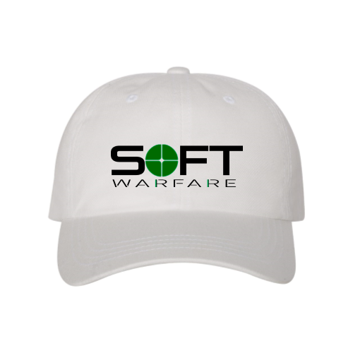 SOFTwarfare YP Classics - Dad Hat - White
