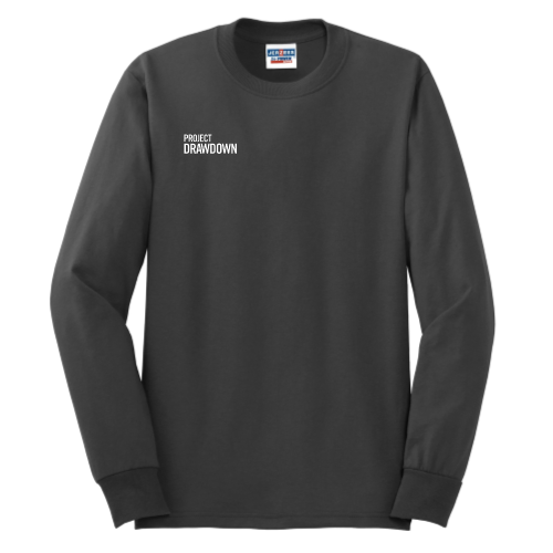 Drawdown - JERZEES Heavyweight Blend 50/50 Cotton/Poly Long Sleeve T-Shirt