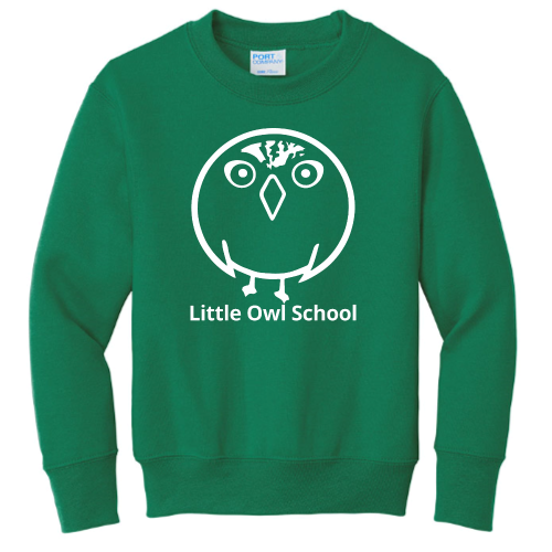 LittleOwlSchool - Port & Company Youth Crewneck Sweatshirt