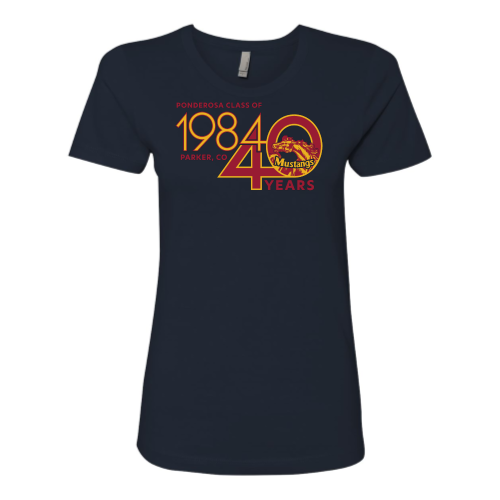 Ponderosa HS 1984 Ladies Next Level T-Shirt