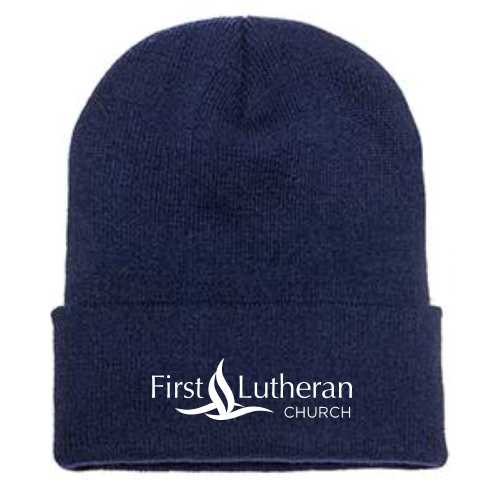 FirstLutheranChurch - Adult Cuffed Knit Beanie