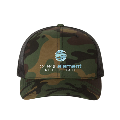 OceanElement - Embroidery Adult Retro Trucker Cap