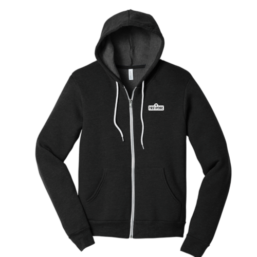 FirstAvenue - Unisex Sponge Fleece Full-Zip Hooded Sweatshirt
