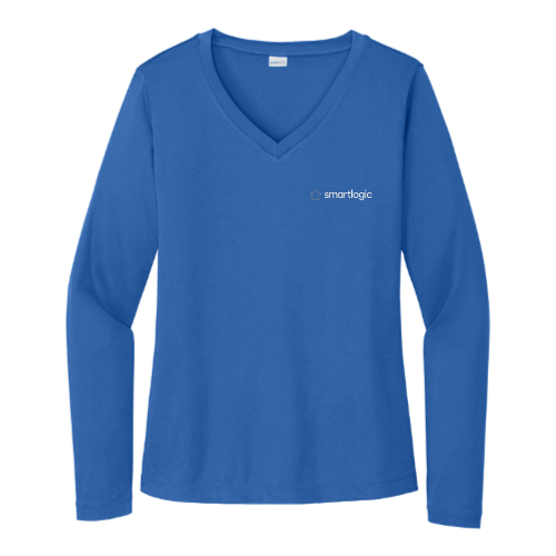 SmartLogic - Sport-Tek Ladies Long Sleeve PosiCharge Competitor V-Neck Tee