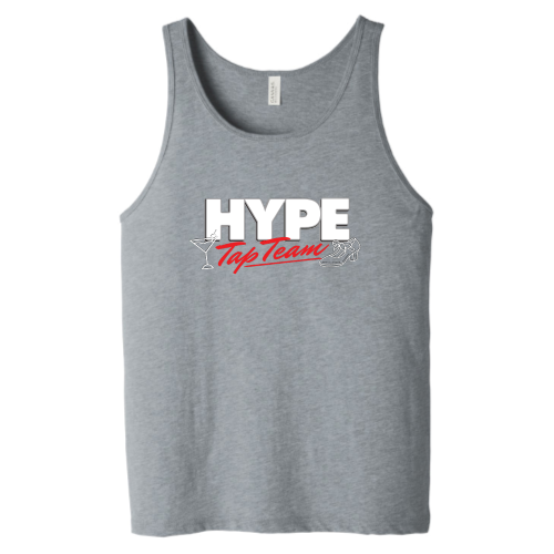 Hype Tap Team - BELLA+CANVAS Unisex Jersey Tank - v1