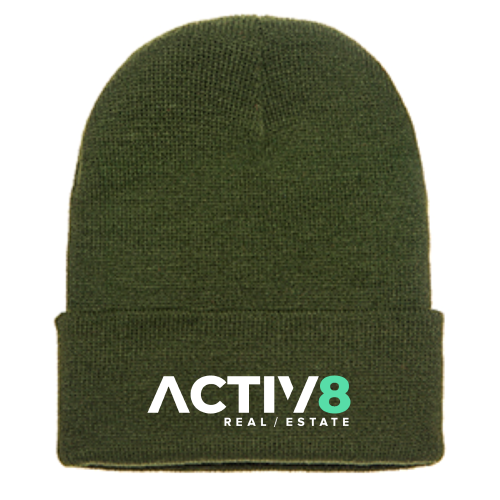 ACTIV8RealEstate - Cuffed Knit Beanie