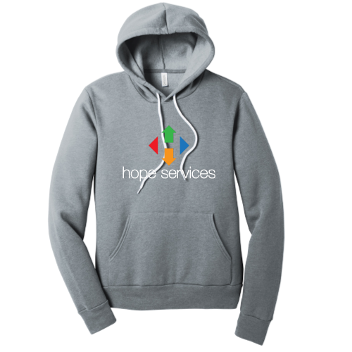 HopeServicesFS - Unisex Poly/Cotton Hooded Pullover Sweatshirt
