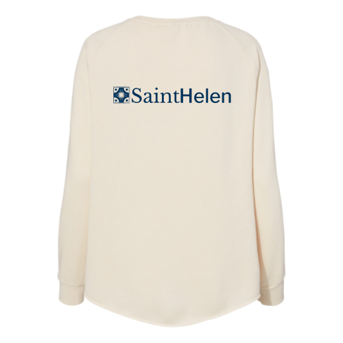 Saint Helen - Independent Trading Women's California Wave Wash Crewneck Sweatshirt